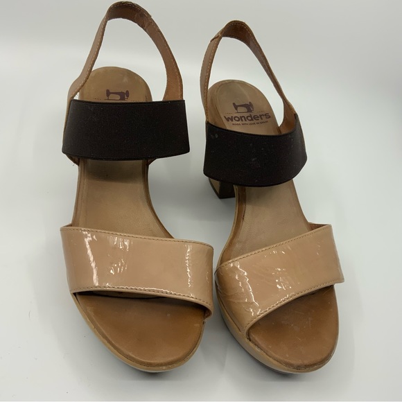 Wonders leather sandals. Size 8 - Picture 3 of 10